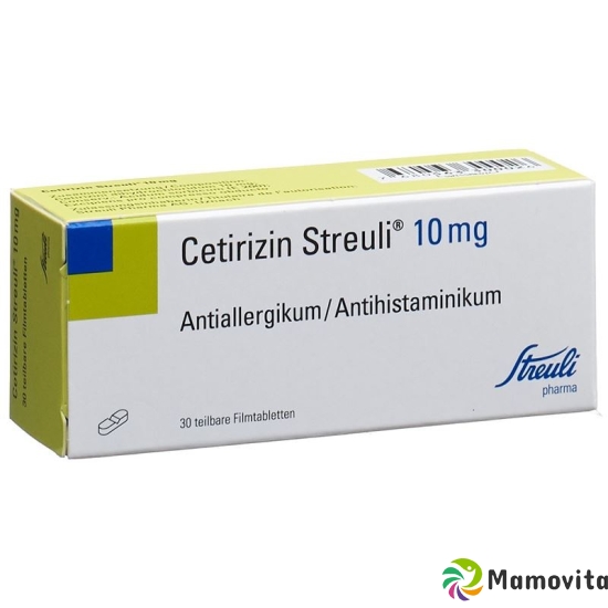 Cetirizine Streuli Filmtabl 10 mg 30 pcs buy online