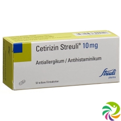 Cetirizine Streuli Filmtabl 10 mg 50 pcs