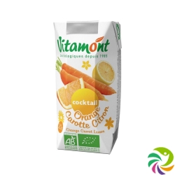 Vitamont Reiner Orange and carrot lemon juice 6 x 200 ml