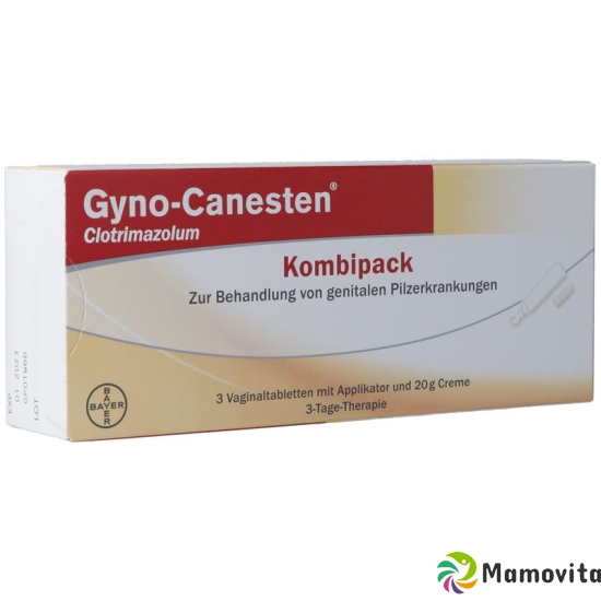 Gyno-Canesten Kombipack 3 vaginal tablets and 20 g cream buy online