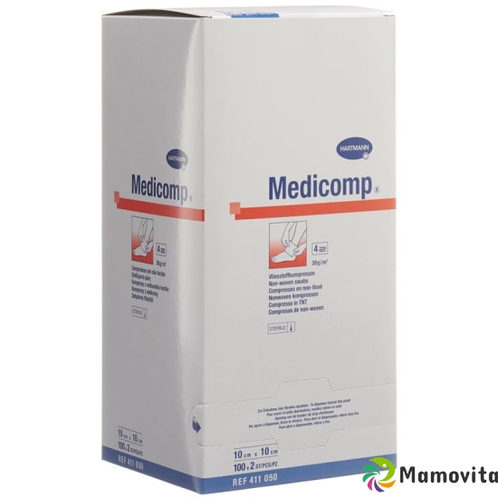 Medicomp Bl 4 times S30 10x10 sterile 100 x 2 pcs buy online