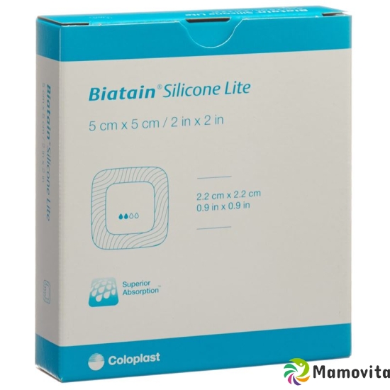 Biatain Silicone Lite foam dressing 5x5cm 5 pcs buy online