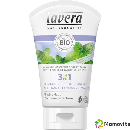 Lavera 3in1 cleaning peeling mask 125 ml buy online