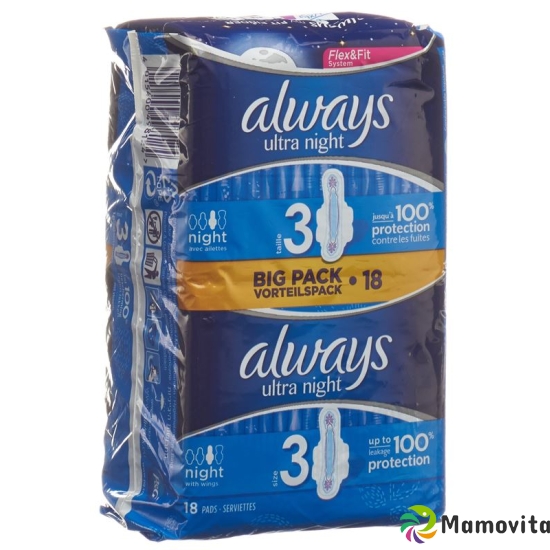 Ultra always binding Night Value Pack 18 pcs buy online