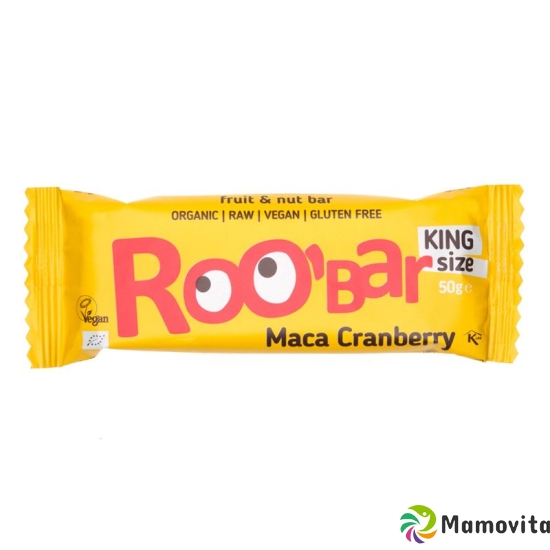 Roobar raw bar Maca Cranberry 16 x 50 g buy online