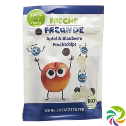 Naughty friends Fruchtchips Apple & Blueberry Btl 16 g