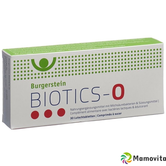 Burgerstein Biotics-O tablets Blist 30 pieces buy online