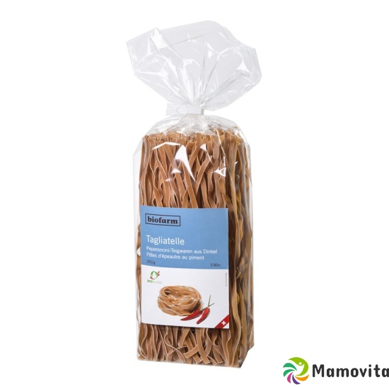 Biofarm Tagliatelle Dinkel-Peperoncini 350g buy online