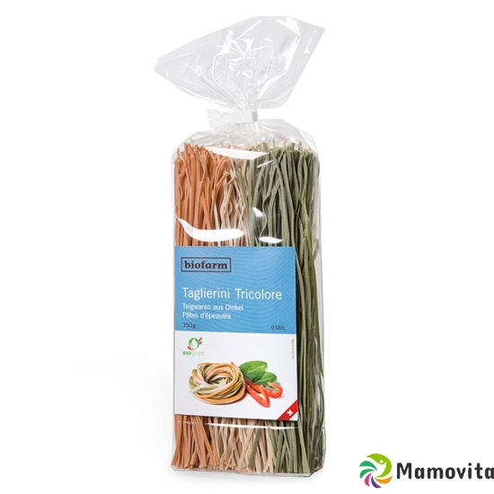 Biofarm Taglierini Dinkel-Tricolore 350g buy online