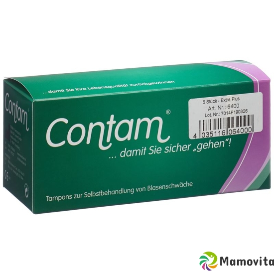 Contam Vaginaltampon 40mm Extra Plus special size 5 pcs buy online