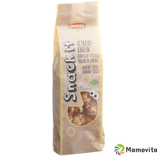 Morga snack it cereal balls Banana Coconut Bio 75 g buy online