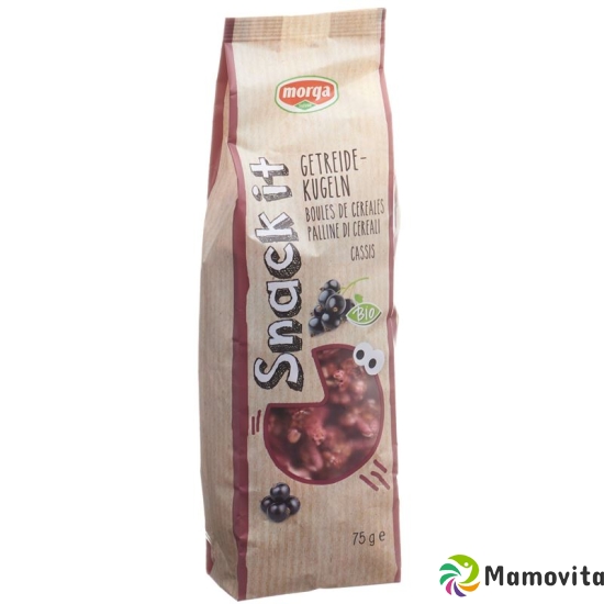 Morga snack it cereal balls Cassis Bio 75 g buy online