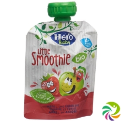 Hero Baby Organic Smoothie apple strawberry Btl 90 g