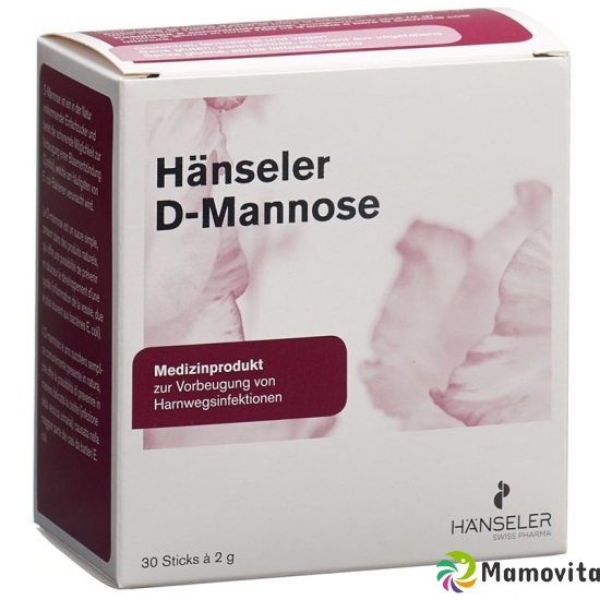 Hanseler D-Mannose 30 sticks 2 g buy online