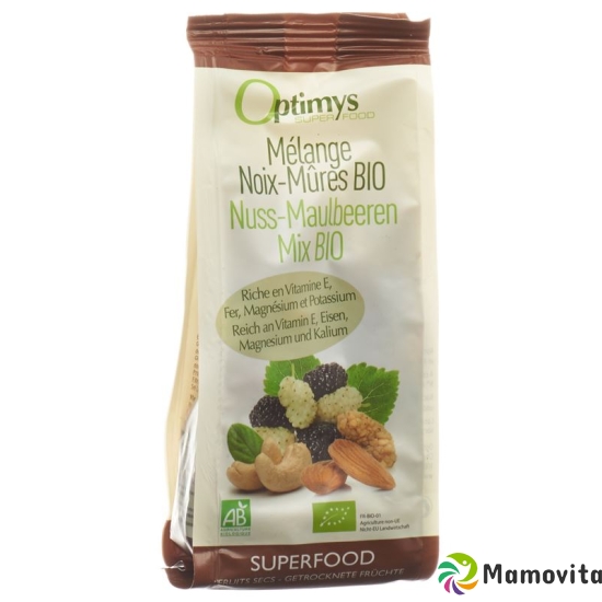 Optimy Nut mulberries mix bio 200 g buy online