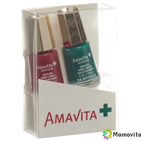 Amavita Nagellack Set Rot & Grün buy online