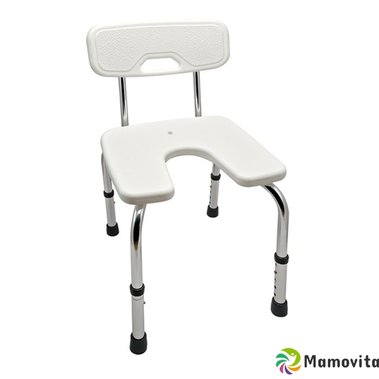 Sundo shower chair white with backrest buy online