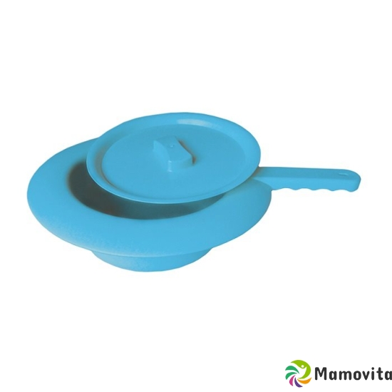 Sundo bedpans ø31cm blue with handle and lid buy online