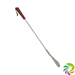 Sundo shoehorn of metal with spring 65cm with wooden handle