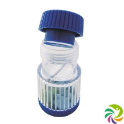 Sundo tablets mortar with screw cap blue-transparent