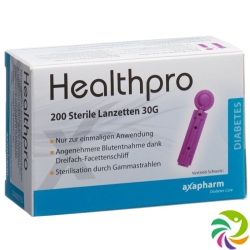 Healthpro 30G lancets 200 pcs