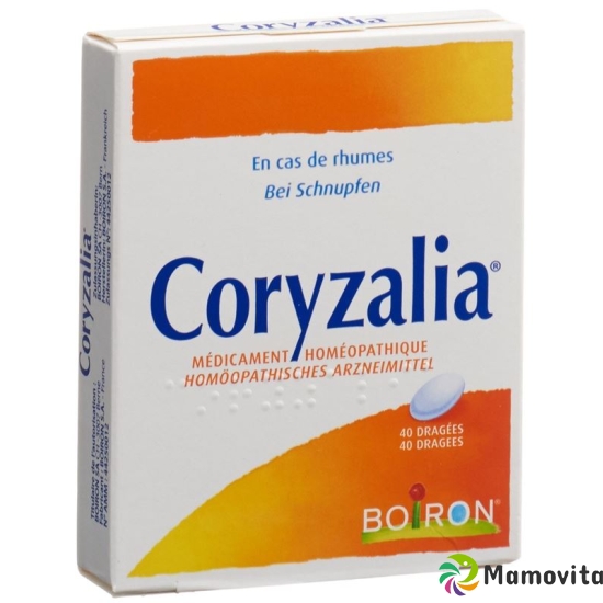 Coryzalia Boiron Dragees 40 Stück buy online