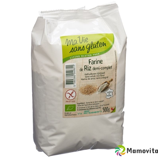 Ma Vie S Glut Mehl Reis Halbvollkorn 500g buy online