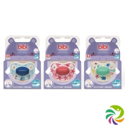 bibi soother Happiness Densil 6-16 ring play with us assorted SV-A 6 pcs