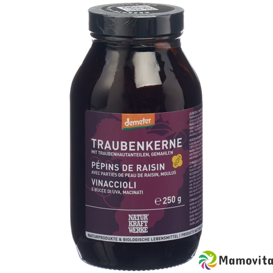 Naturkraftwerke Traubenkerne Gemahlen Demet 250g buy online