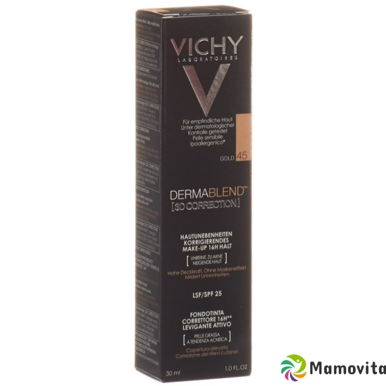 Vichy Dermablend 3D Correction 45 Gold 30ml buy online