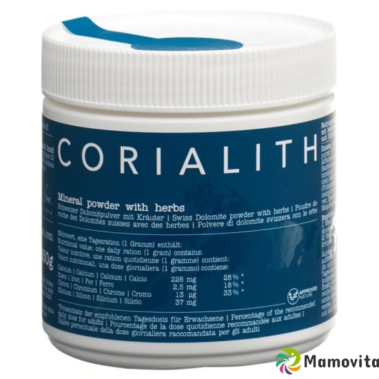 Corialith Swiss dolomite powder with herb Ds 250 g buy online