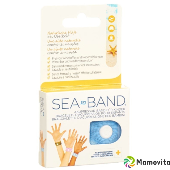 Sea-Band acupressure band children blue 1 pair buy online