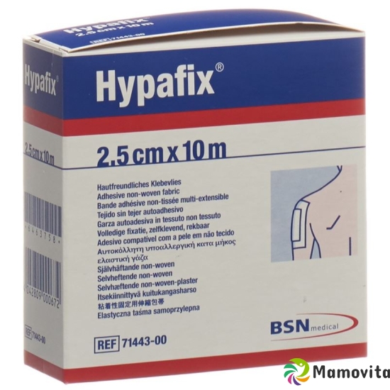 Hypafix adhesive fleece 2.5cmx10m role buy online