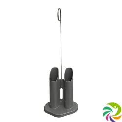 Sahag Krücken- / floor stand aluminum gray for 1 pair