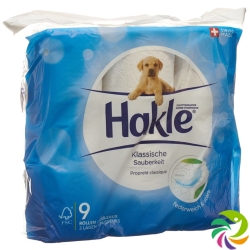 Hakle Classic cleanliness of toilet paper white FSC 9 units