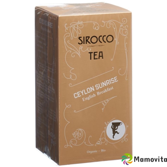 Sirocco Ceylon tea bags Sunrise 20 pcs buy online