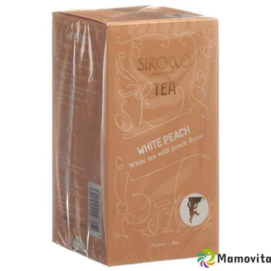 Sirocco teabags White Peach 20 pcs buy online