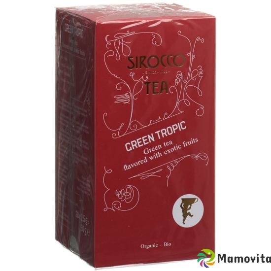 Sirocco teabags Green Tropic 20 pcs buy online