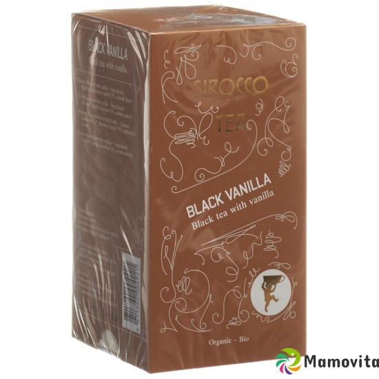 Sirocco Black Vanilla Tea Bags 20 pcs buy online