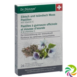 Dr. Dünner Icelandic Moss Pastilles 24 Capsules