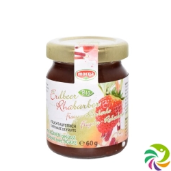 Morga fruit spread strawberry-rhubarb Agave Bio 60 g