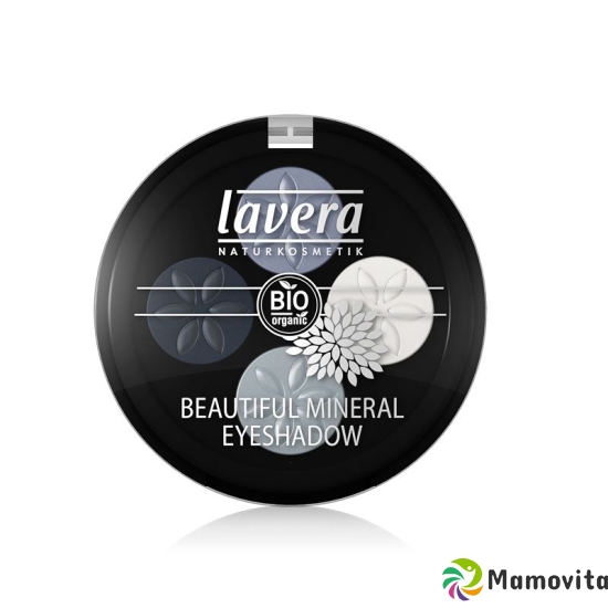 Lavera Beautiful Mineral Eyeshadow Quattro Blue Platinum 07 4 x 0.8 g buy online