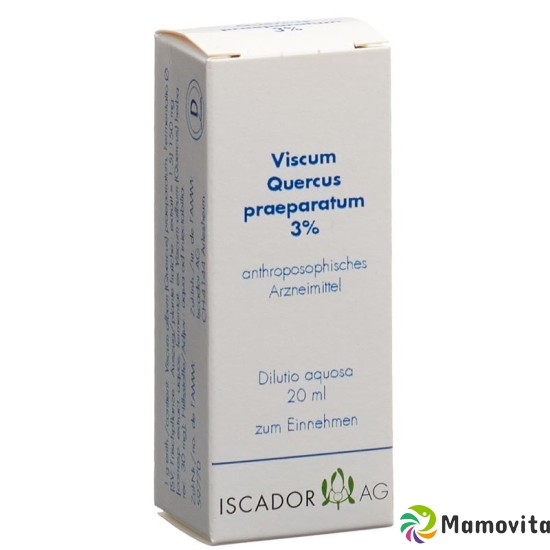 Iscador Viscum Quercus Praeparatum 3% Dilutio aquosa 20 ml buy online