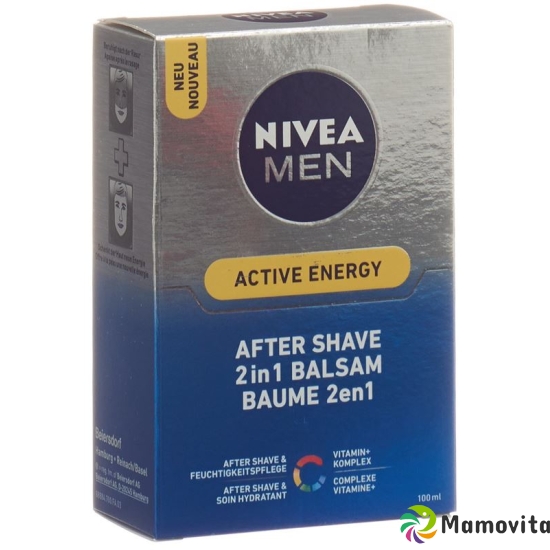 Nivea Men Active Energy After Shave 2 in 1 Balm 100 ml buy online