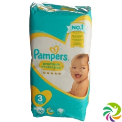 Pampers Premium Protection Gr3 6-10kg Midi Sparpackung 50 pcs