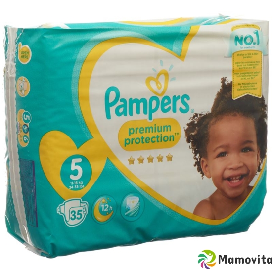 Pampers Premium Protection Gr5 11-16kg Junior Sparpackung 35 pcs buy online