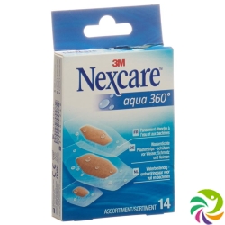 3M Nexcare patch Aqua 360 assorted 14 pcs