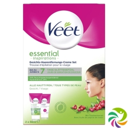 Veet Hair Removal Set Face 2 x 50 ml