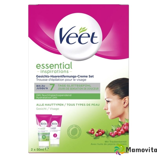 Veet Hair Removal Set Face 2 x 50 ml buy online