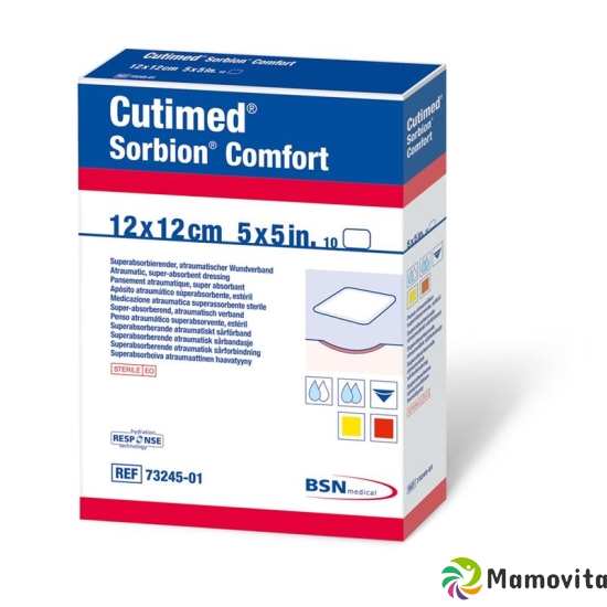 Cutimed Sorbion Comfort 12x12cm 10 Stück buy online